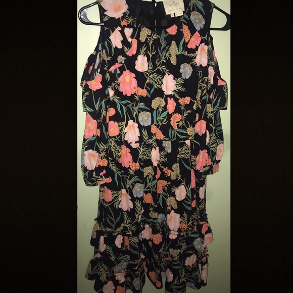 Kate Spade Cold Shoulder Blossom Dress - Picture 2 of 4